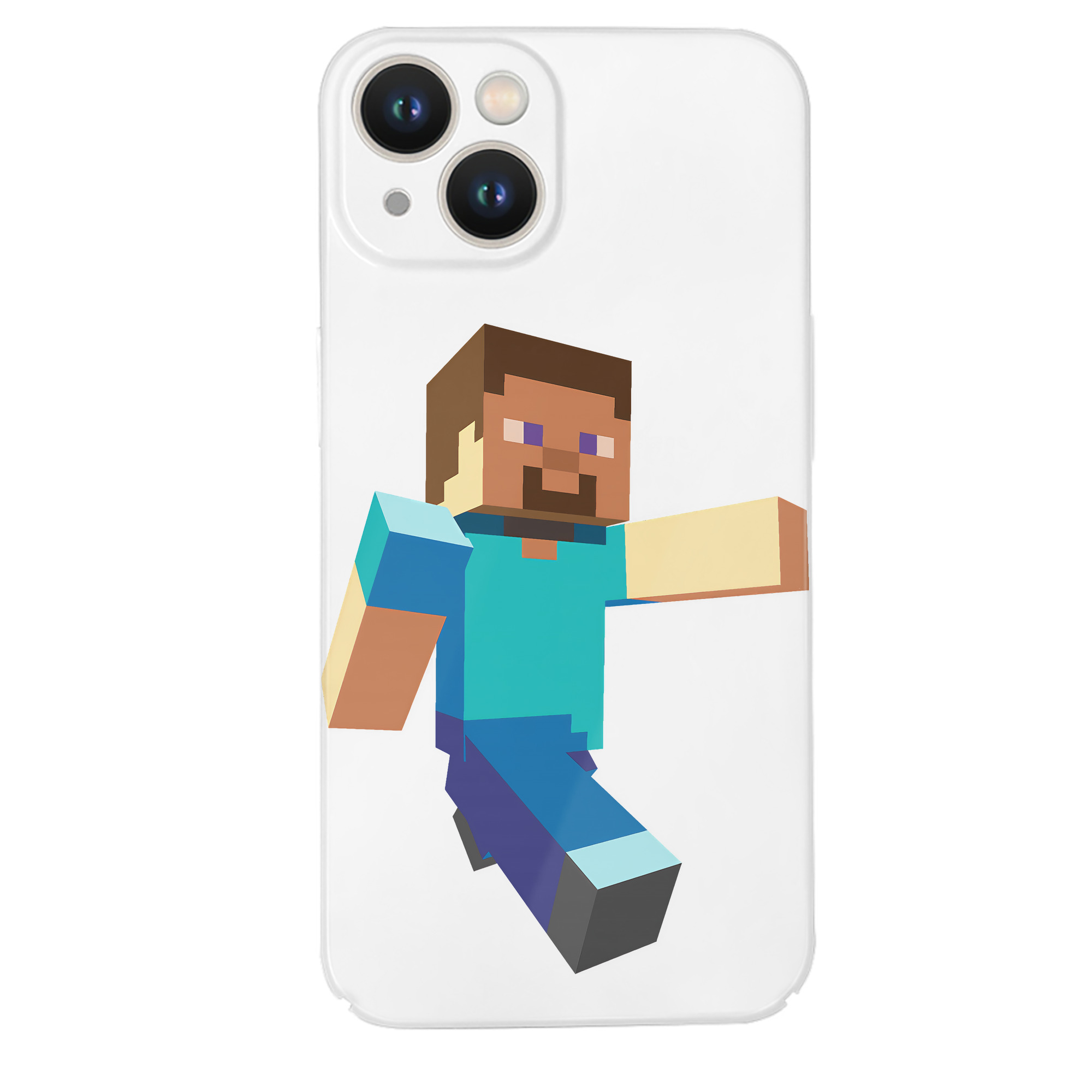 （画像用） マインクラフト ブロックの世界 Minecraft MC Block world 【iPhone 14シリーズ対応】ハードケース